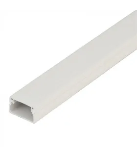 Goulotte carrée CLIMAGAINE blanche 2,5m