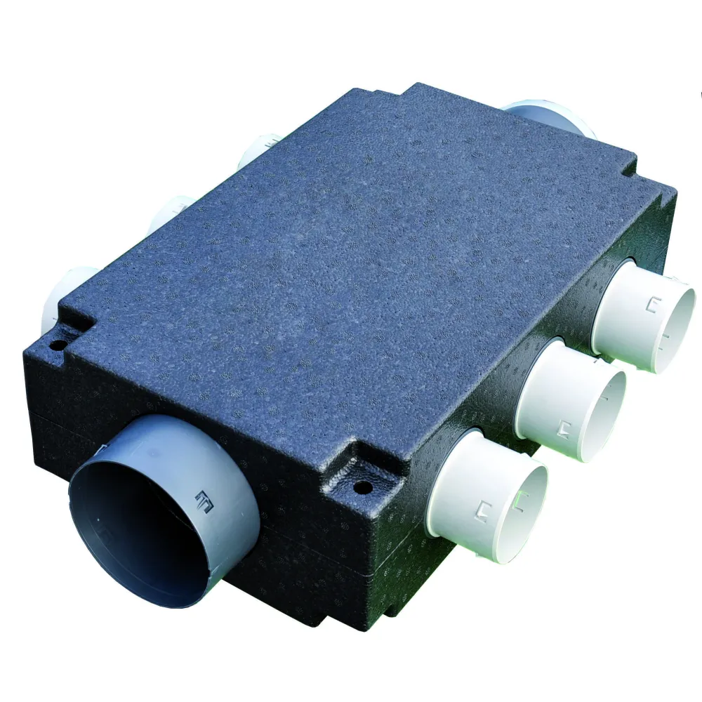 Plénum répartiteur isolé 8 Piquageuages pour optimea et ultimo