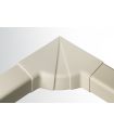 Angle extérieur variable goulotte ARTICA ivoire ou blanche