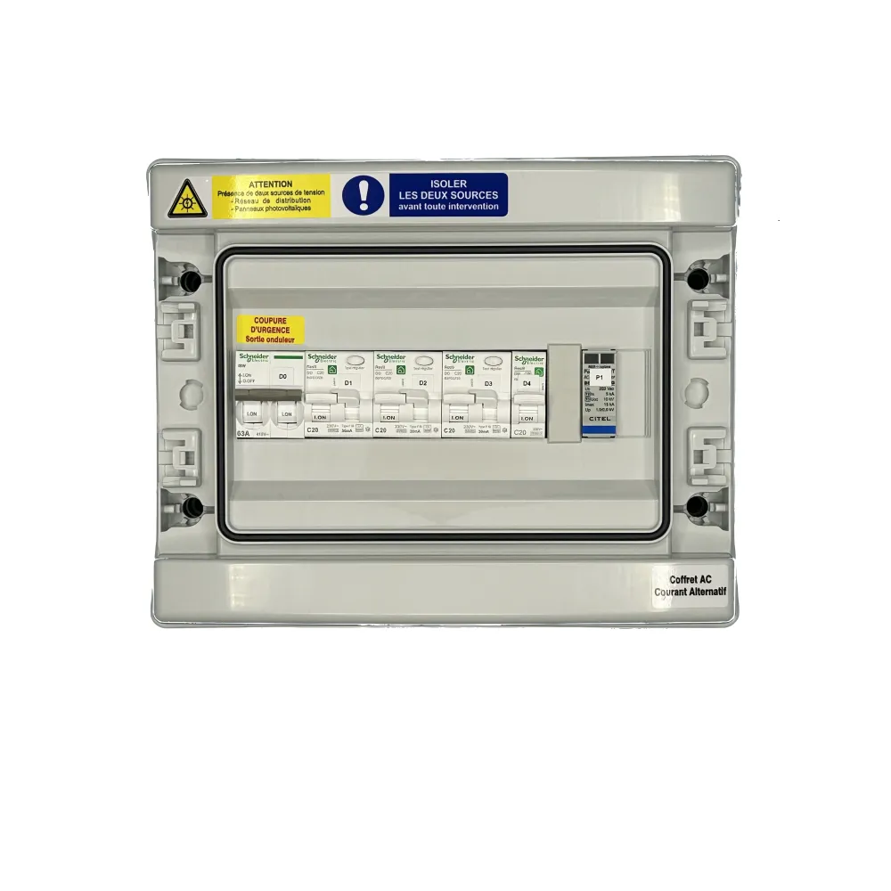 COFFRET AC 3X20A MONOPHASE