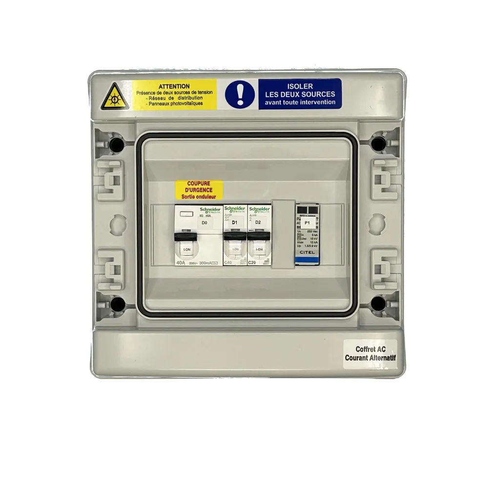 COFFRET AC 40A MONOPHASÉ