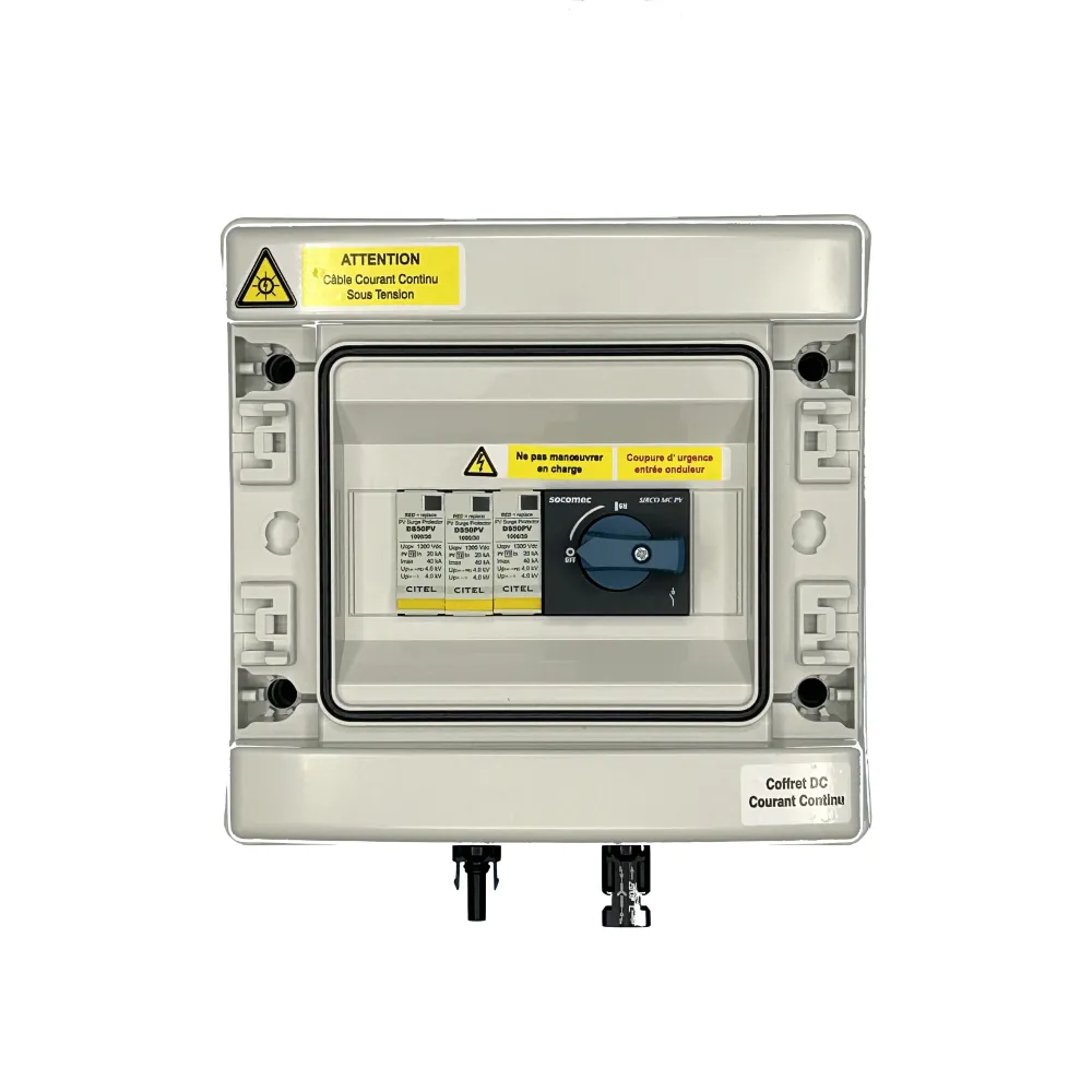 COFFRET DC 1000V 25A 1TRACKEUR - 1STRING