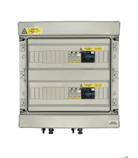 COFFRET DC 1000V 2X40A 2TRACKEURS - 2STRINGS