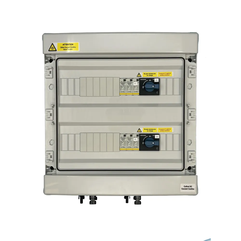 COFFRET DC 1000V 2X40A 2TRACKEURS - 2STRINGS