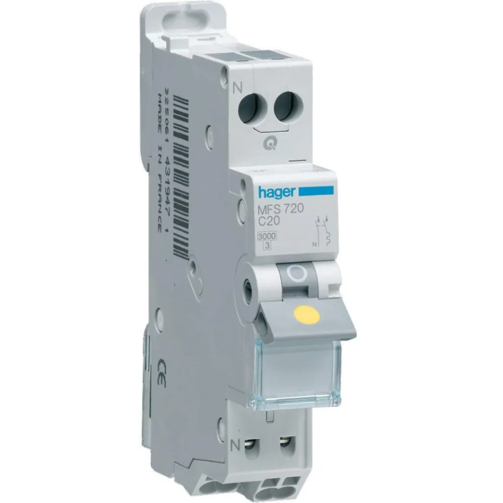 DISJONCTEUR HAGER BI COURBE C 20A